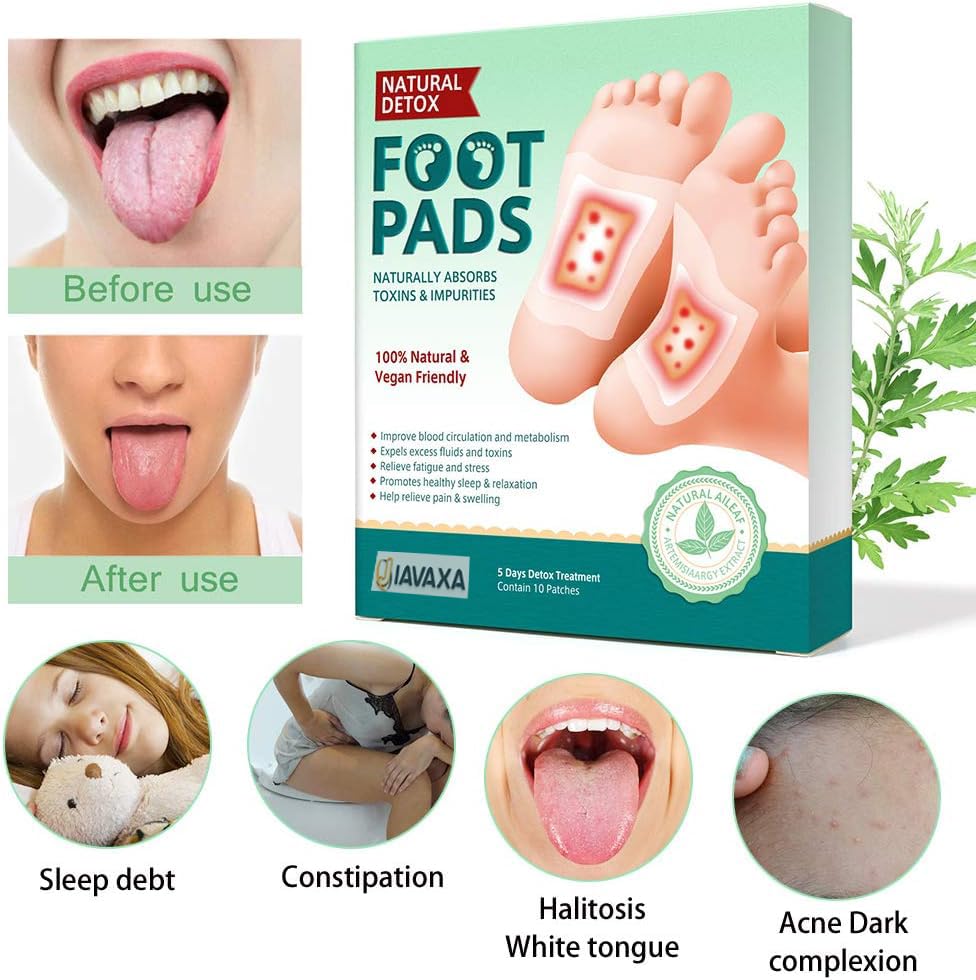 🌿 Herbal Premium Detox Foot pads ( Pack of 10) 🌿 (BUY 1 GET 1 FREE)🌿
