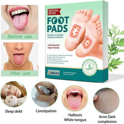 🌿 Herbal Premium Detox Foot pads ( Pack of 10) 🌿 (BUY 1 GET 1 FREE)🌿